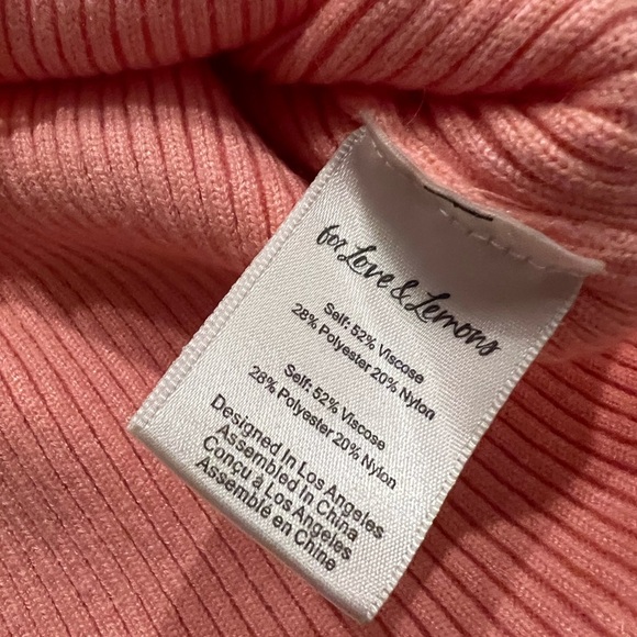 For Love And Lemons Nina Cardigan Peach M EUC - Picture 7 of 7